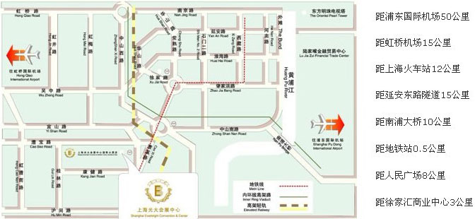 上海包装展-展馆交通